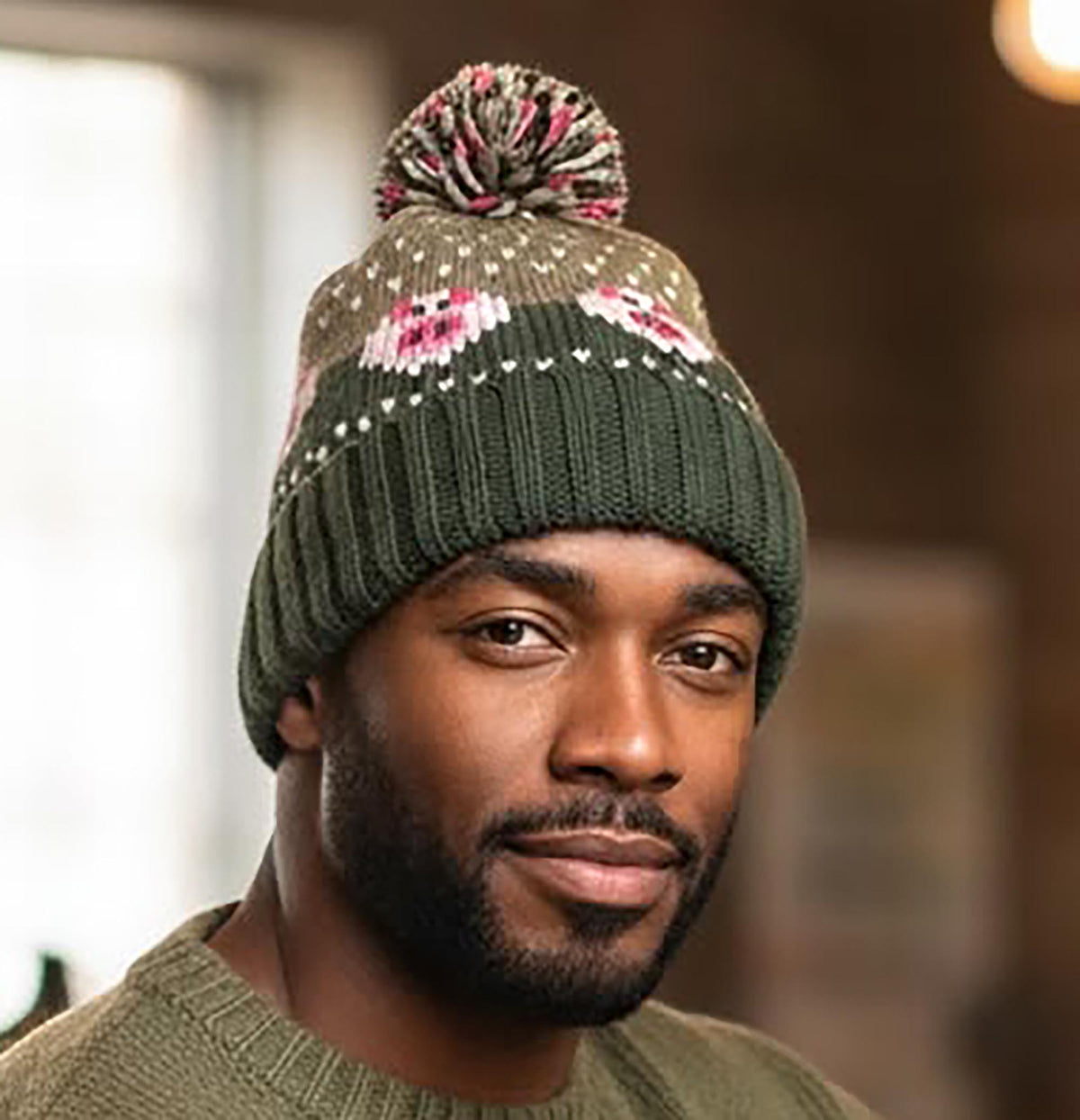 Piggy Pig Pom Pom Hat (Unisex)