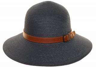 Smart Brimmed Straw Sunhat with Detail Hat Band