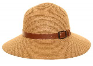 Smart Brimmed Straw Sunhat with Detail Hat Band
