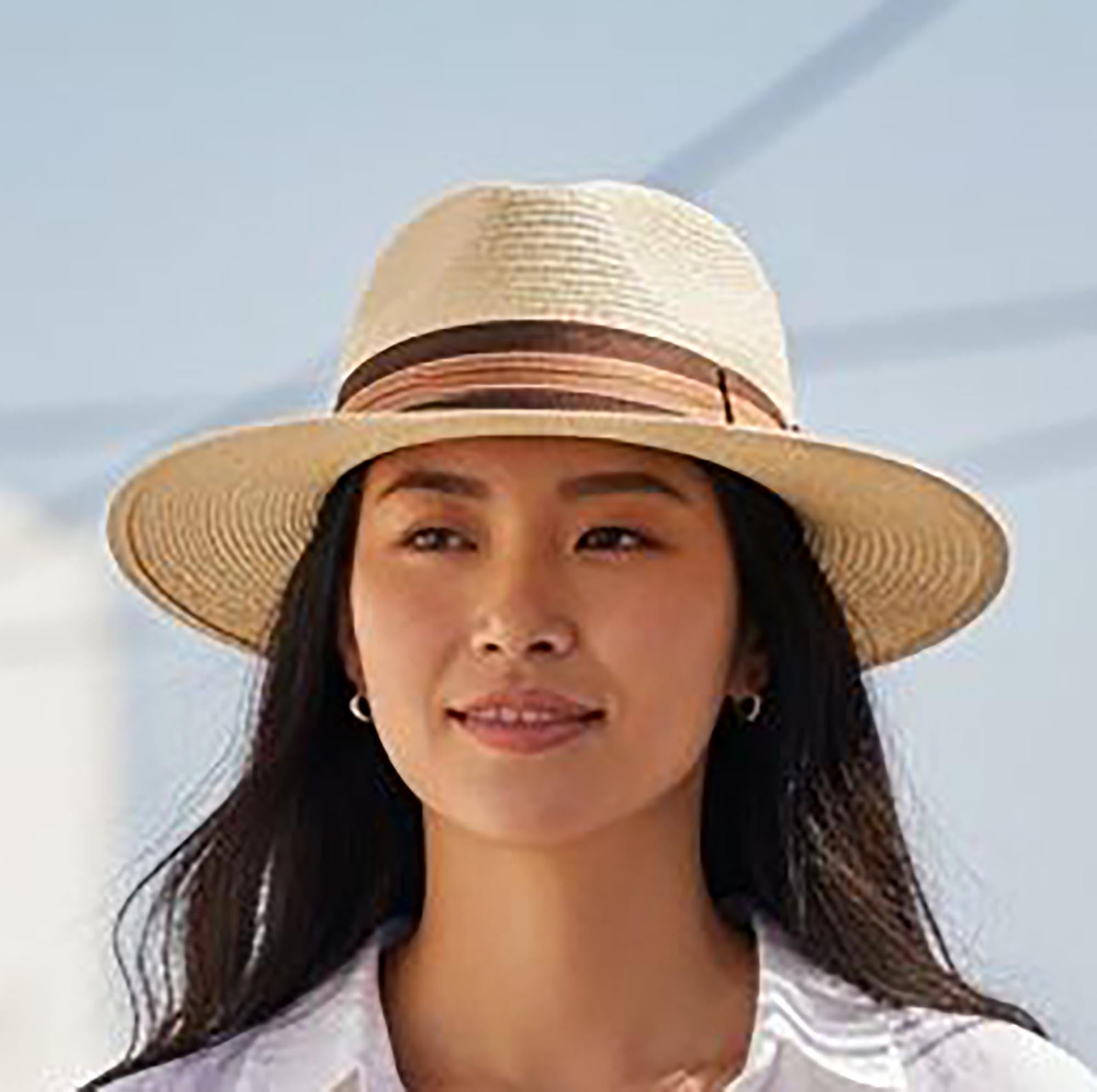 Unisex Panama Style Structured Straw Sun Hat