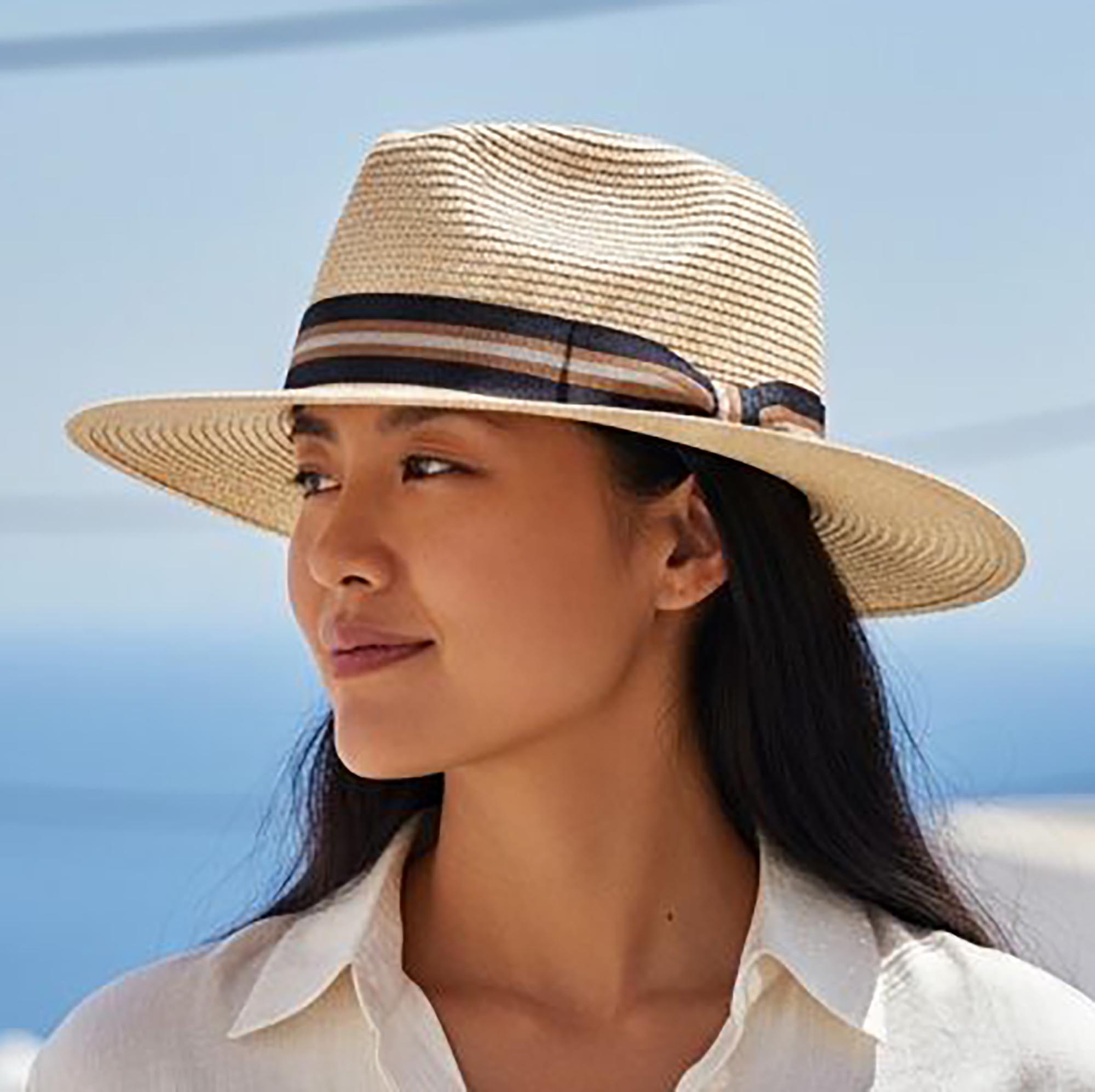 Unisex Panama Style Structured Straw Sun Hat