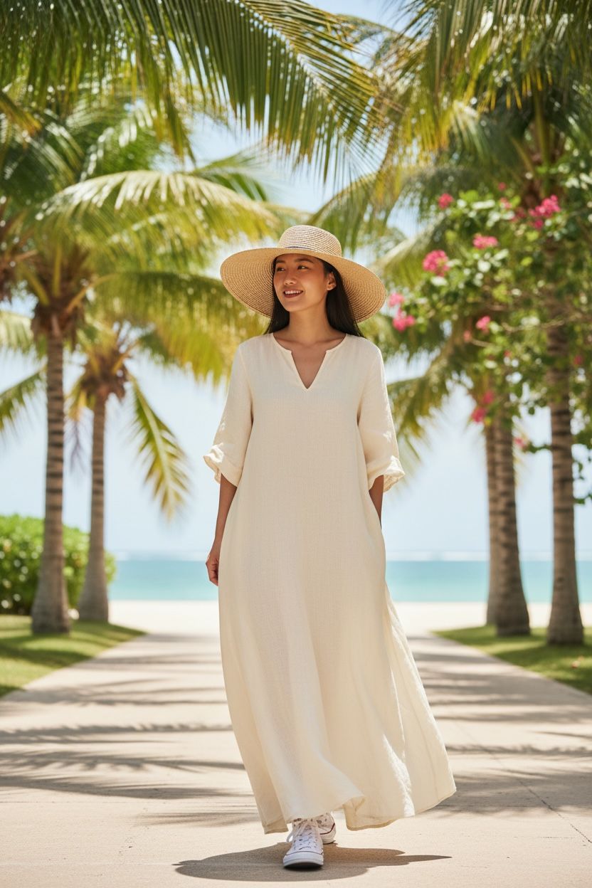 Wide Brim Lightweight Fashion Straw Sunhat
