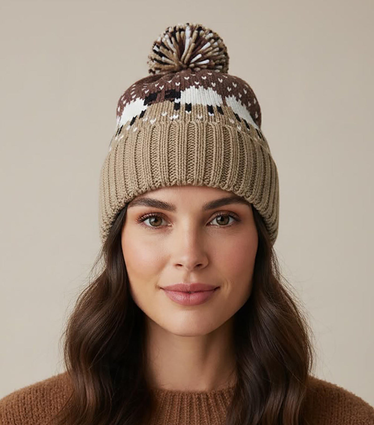 Sheepy Sheep Pom Pom Hat (Unisex)
