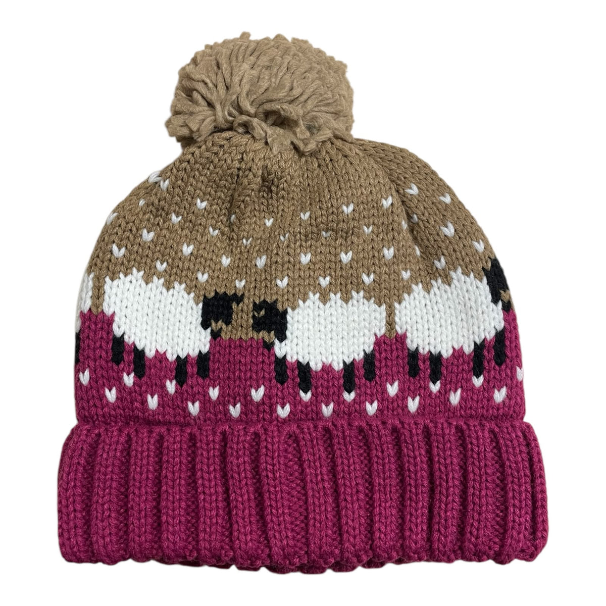 Sheepy Sheep Pom Pom Hat (Unisex)