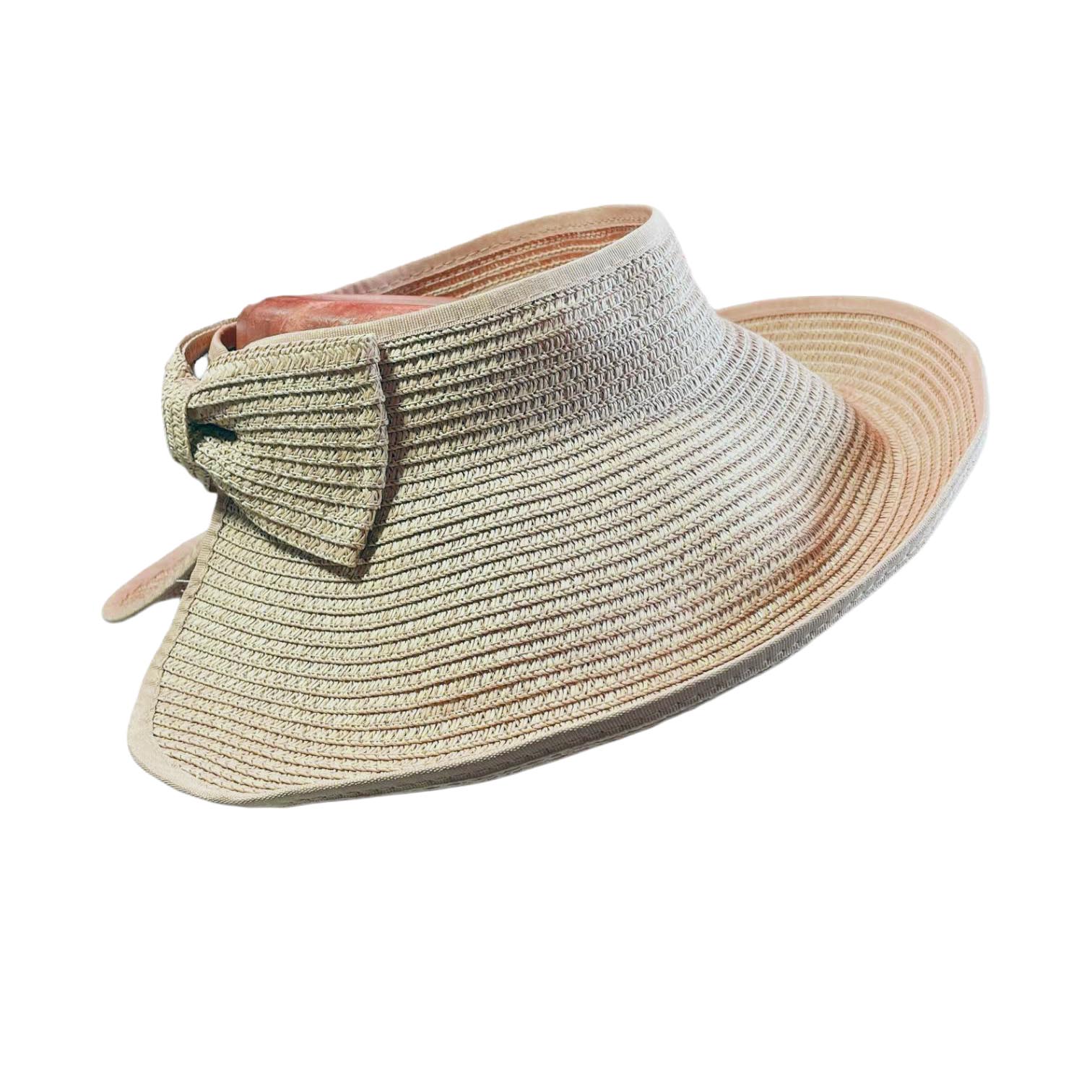 Wide Brimmed Straw Summer Visor