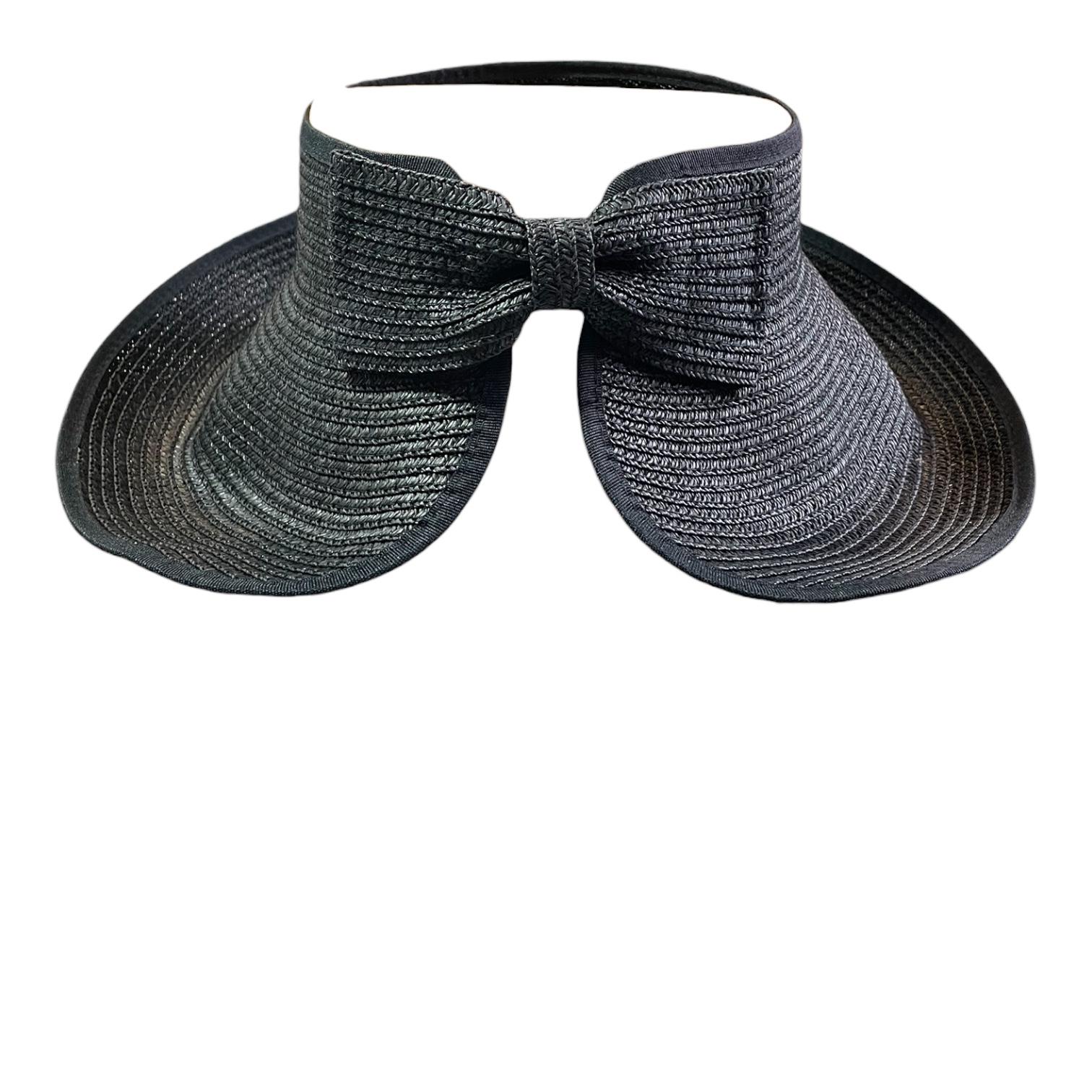 Wide Brimmed Straw Summer Visor
