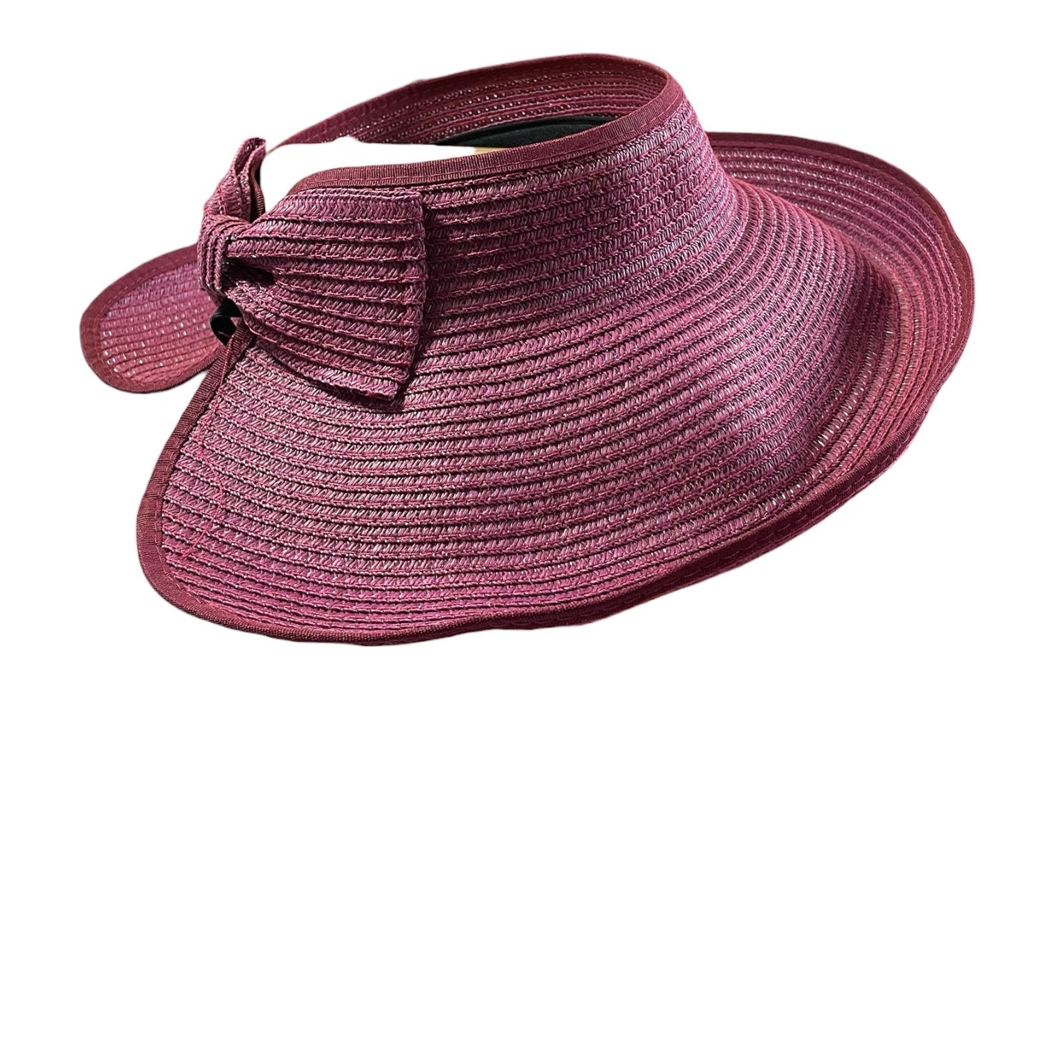 Wide Brimmed Straw Summer Visor