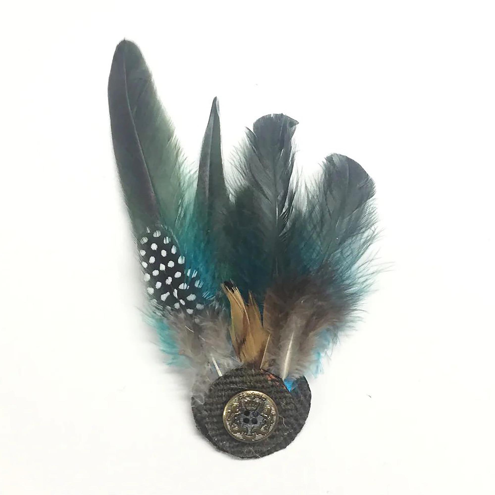 Feather Brooches