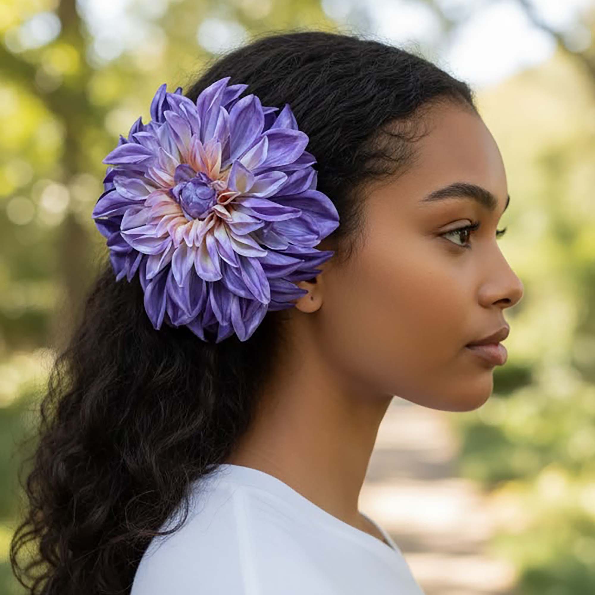 Extra Large Dahlia Brooch or Flower Pin